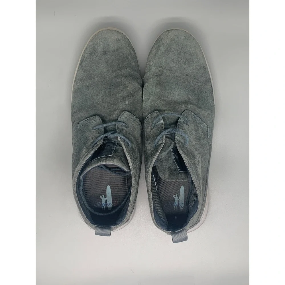 Johnnie-O Chill‎ Chukka Gray Suede Boots Men's Sz 12